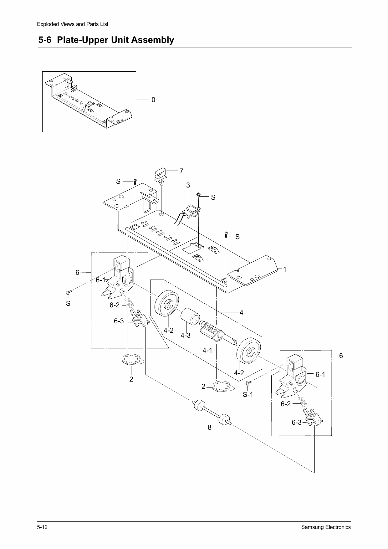 Samsung FACXIMILE SF-530 Parts Manual-6